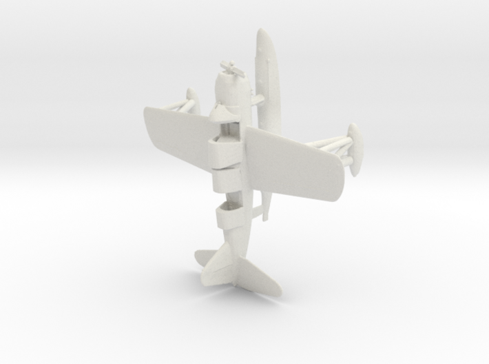 1/144 Scale Vought OS2U Kingfisher 3d printed