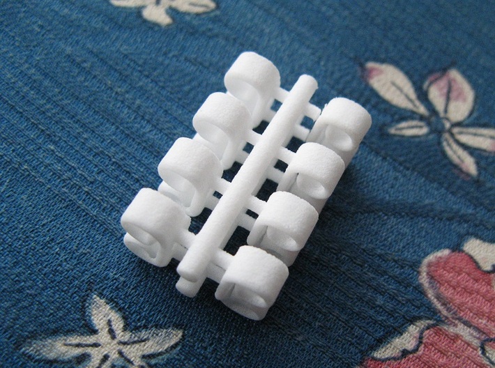 Butterfly Retainers x8, for Ear Studs (Plastic) 3d printed 