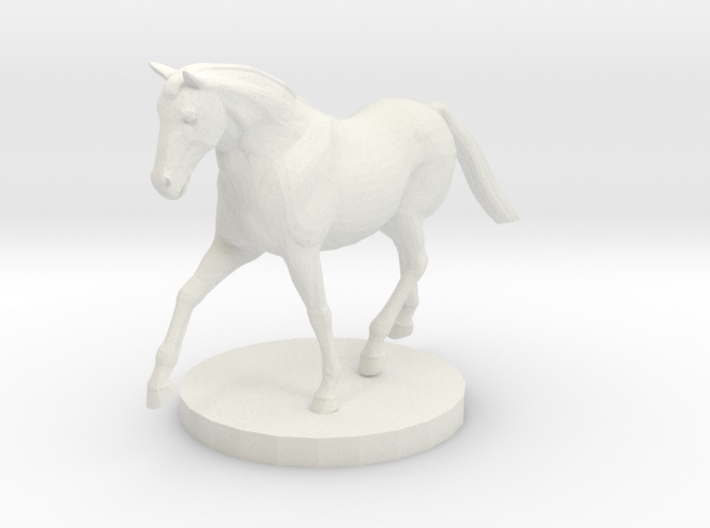 Horse on the Move 3d printed