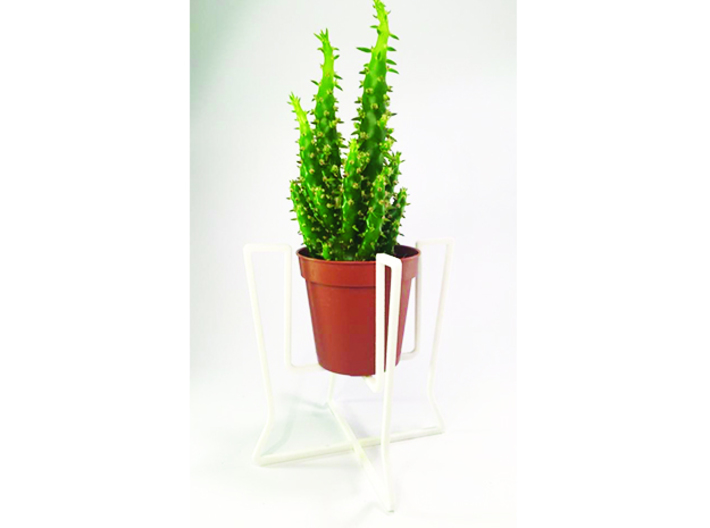 Plant holder elegant lines 3d printed 