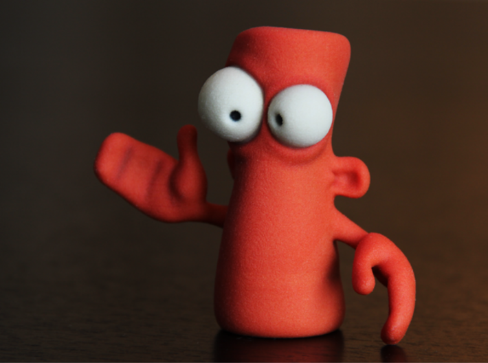DO NOT Push The Red Button! 3d printed But don't let him push the red button...