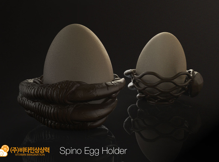 Spino Egg Holder 3d printed