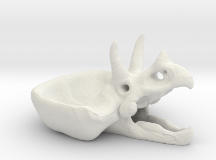 Triceratops Head skull flower pot 3d printed