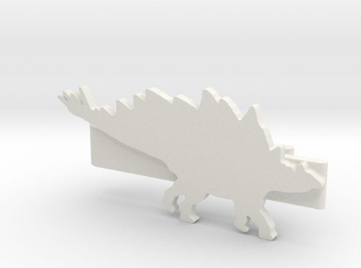 Stegosaurus Tie Clip 3d printed