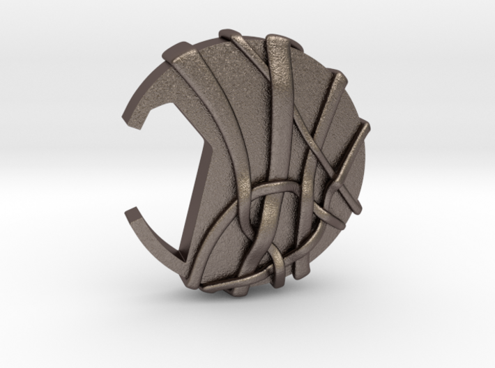 Coin Styled Bottle Opener(solid Woven Pattern) 3d printed