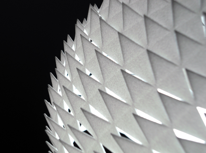 Pineapple Lamp 3d printed Exterior Detail