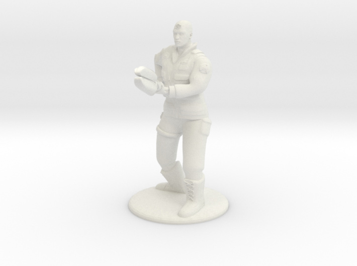 Soldier With Staff - 20 mm 3d printed