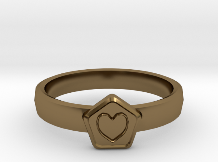 3D Printed Bond What You Love Ring Size 7 3d printed