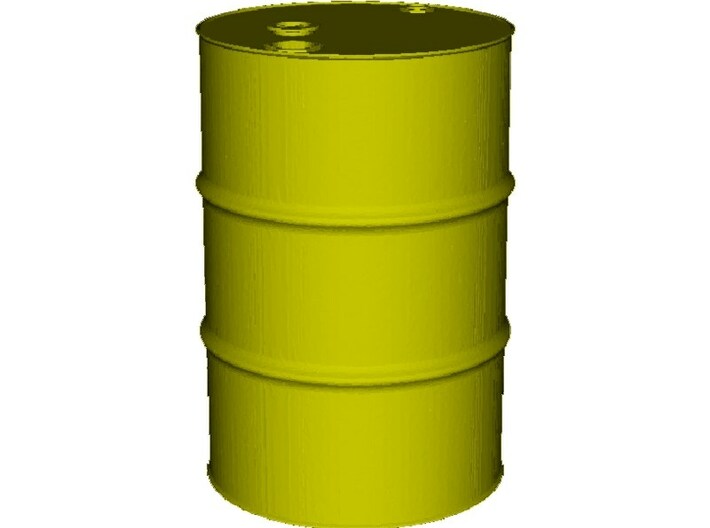1/16 scale WWII US 55 gallons oil drum x 1 3d printed