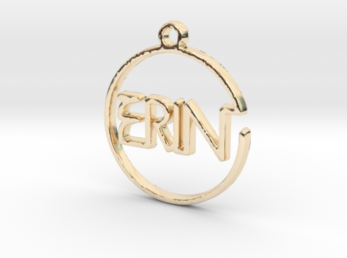 ERIN First Name Pendant 3d printed