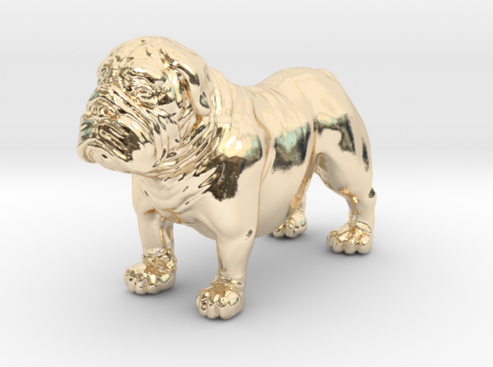 Bull Dog mini size (color) 3d printed