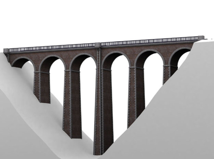 HOvm04 - HO Modular viaduct 1 3d printed 