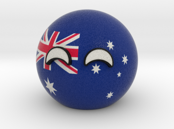 Countryball Australia 3d printed