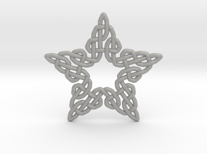 0511 Celtic Knotting - Star Grid [5] 3d printed