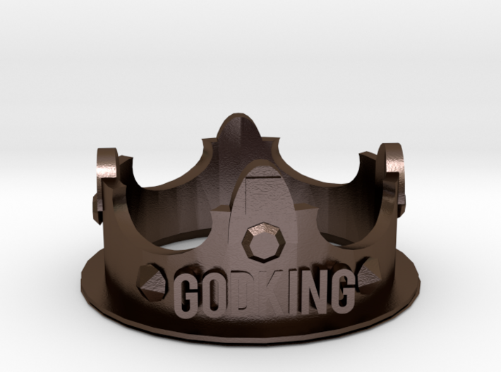 GodKING Crown - Pendant 3d printed