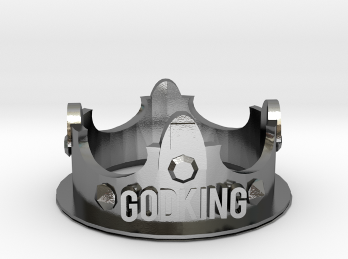 GodKING Crown - Pendant 3d printed