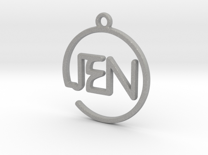 JEN First Name Pendant 3d printed