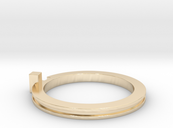 Slim Stackable Ring Size 7 3d printed 
