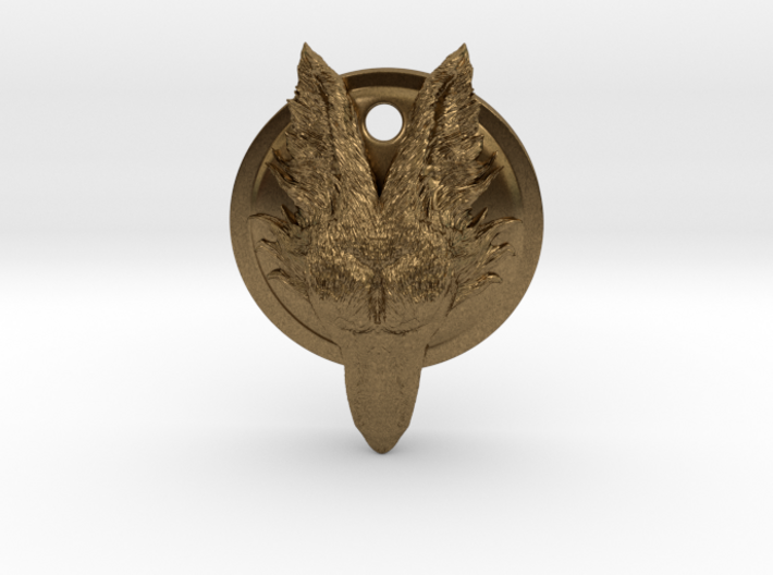 Dog tag Casing (Wolf) 3d printed