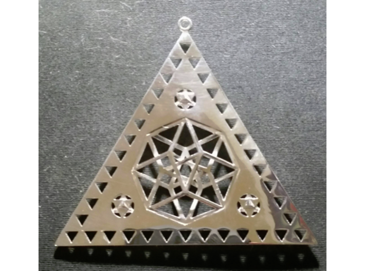 Pleiadian Symbol Pendant 3&quot; 3d printed