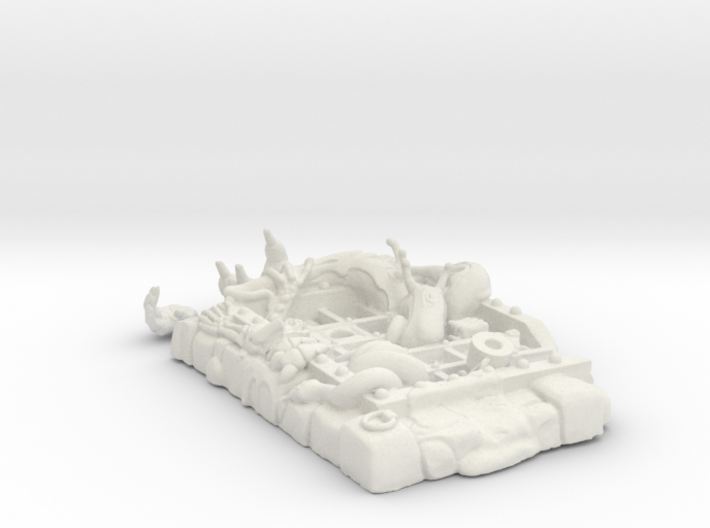 WCV CG Dungeon Grate Kit 2.0 3d printed White Render
