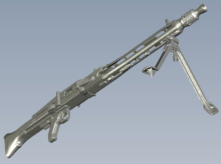 1/10 scale WWII Wehrmacht MG-42 machinegun x 1 3d printed 