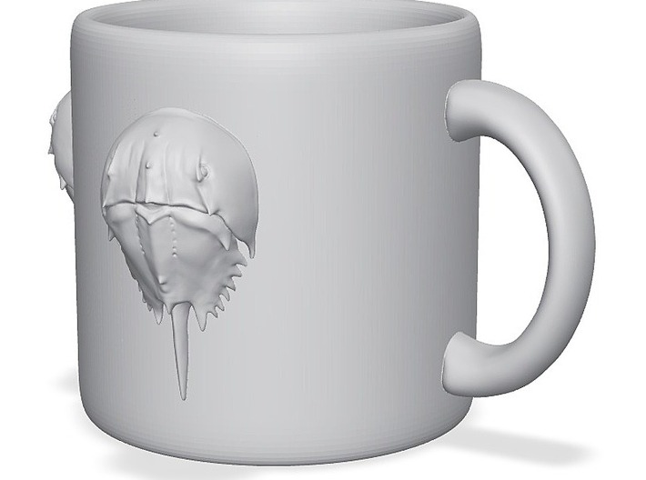 Horseshoe Crab Mug 3d printed