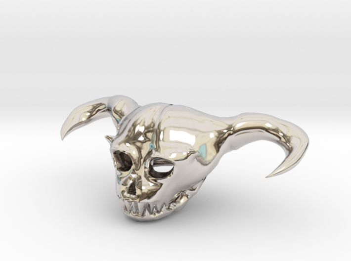 Demon Skull 3d printed