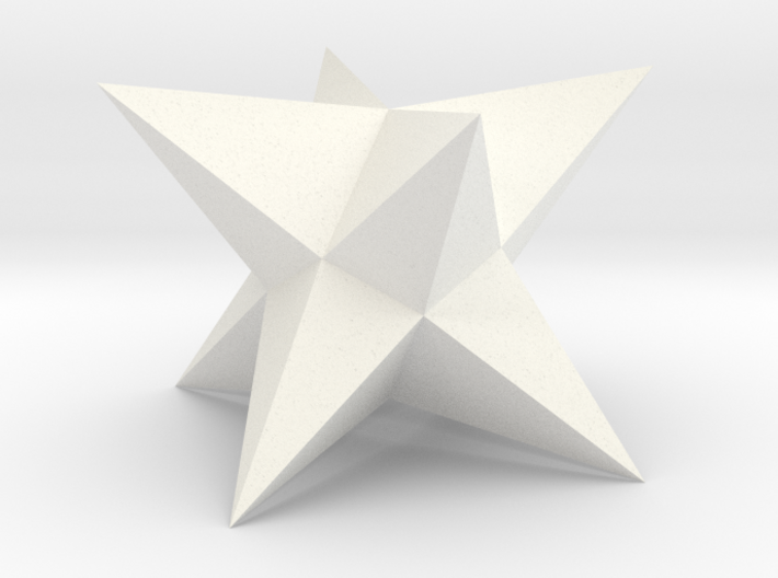 Stellated Square Trapezohedron 3d printed