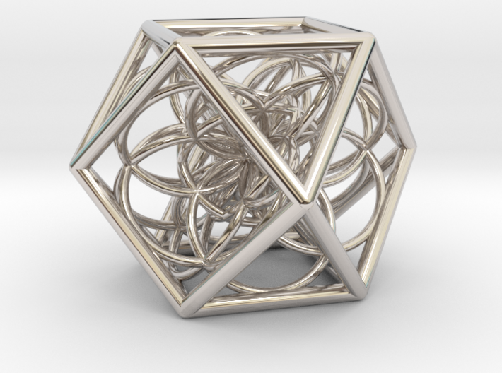Flower Cube 3d printed