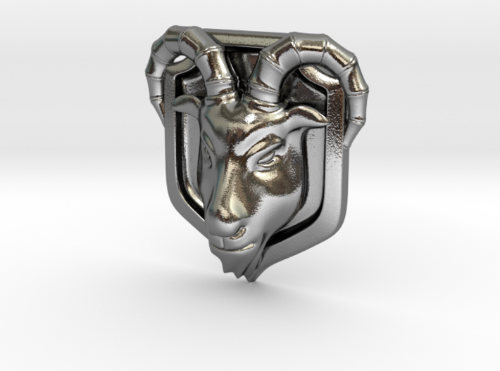 Goat(Emblem) 3d printed 