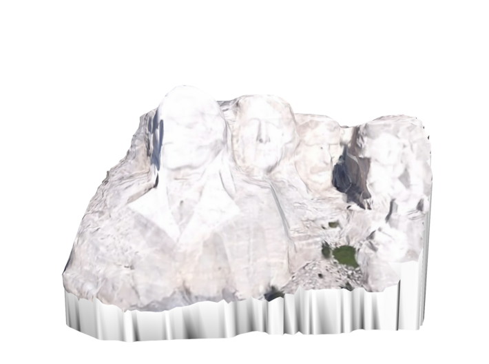 Mount Rushmore 3d printed 