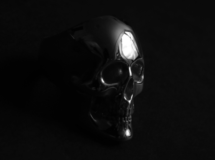 Heavy Skull Ring 3d printed 