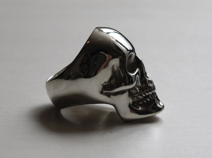 Heavy Skull Ring 3d printed 