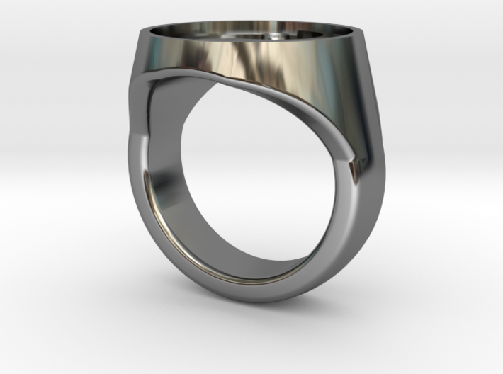 Custom Signet Ring 3d printed 