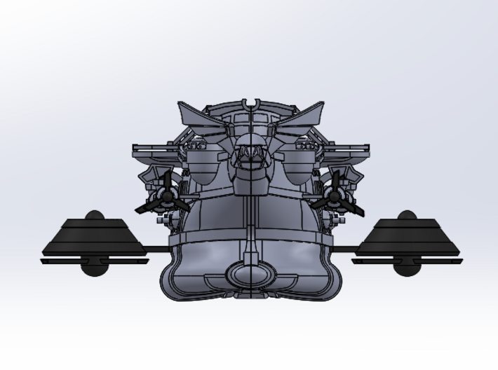 WOW Alliance Gunship Skybreaker (Part1/2) 3d printed 
