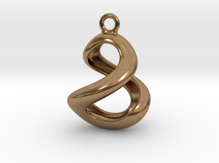 Twisted Earring 3d printed