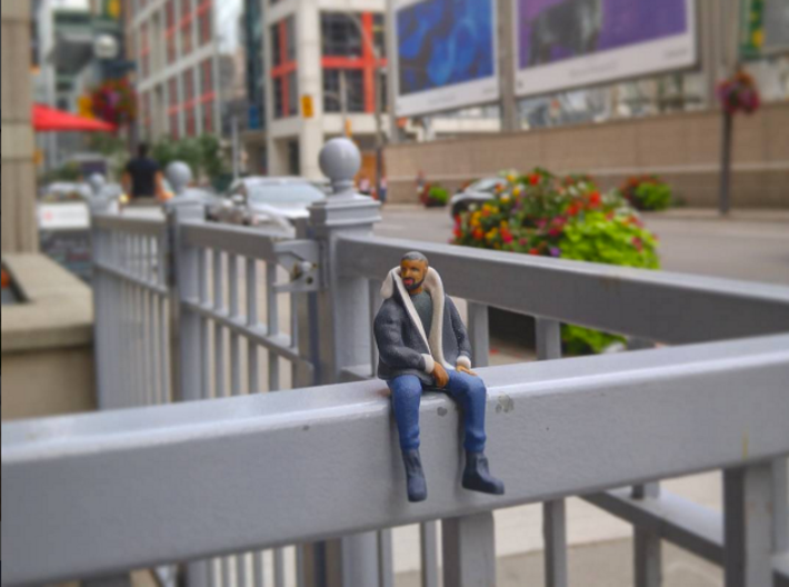 Drake | Tiny Views 3d printed Tiny Drizzy takes in #Views all over The 6ix