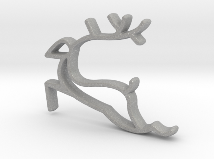 Reindeer Necklace 3d printed