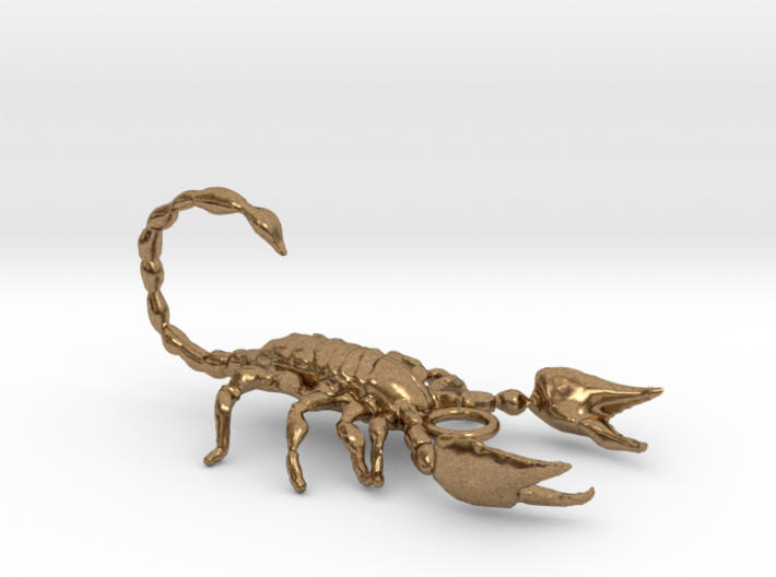 scorpion pendant 3d printed