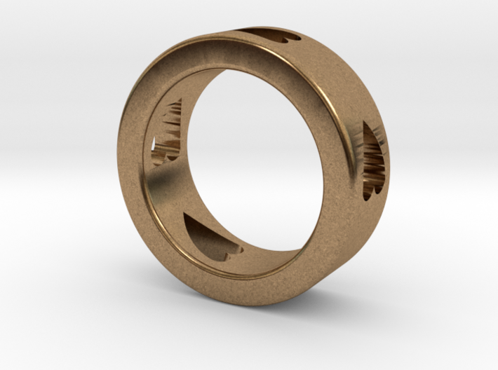 LOVE RING Size-9 3d printed