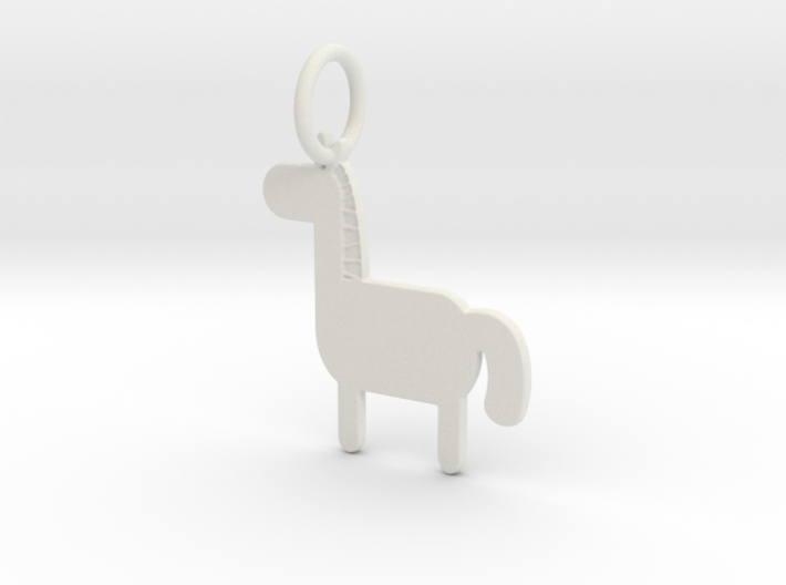 Horse Keychain 3d printed 