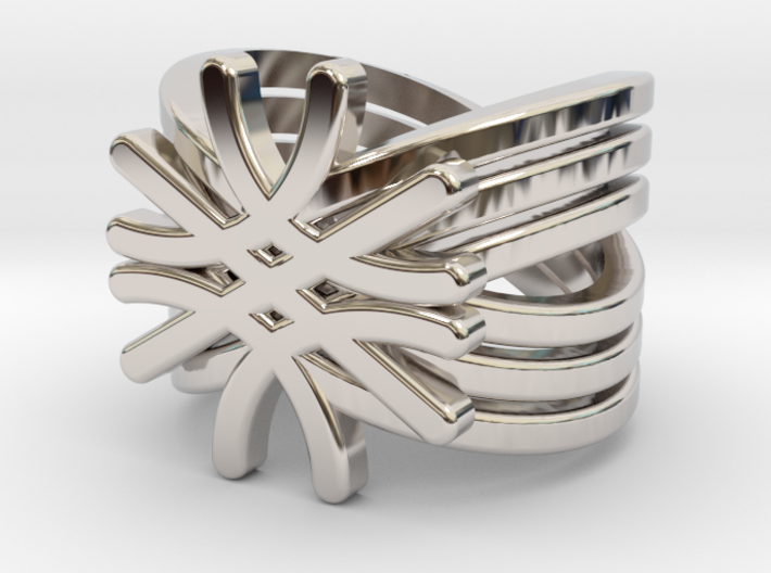 Quantum Wave Ring 3d printed