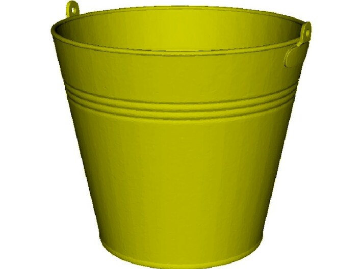1/24 scale WWII era galvanized bucket x 1 3d printed