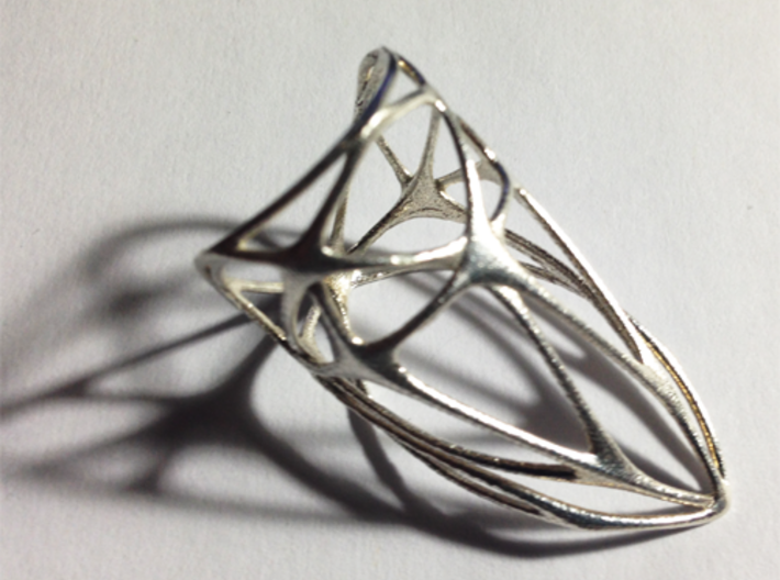Diamond Ring (sz 7) 3d printed 