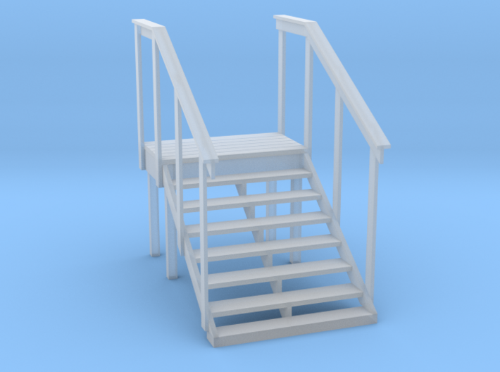 MOF Red Barn Office Stairs - 72:1 Scale 3d printed