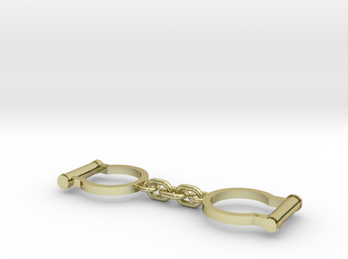 Ned Kelly Gang Outlaw Shackles Handcuffs (med) 3d printed