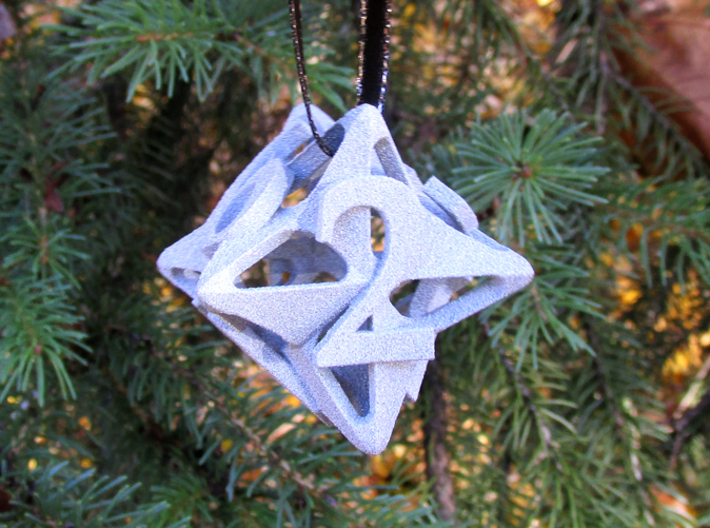 Pinwheel d6 Ornament 3d printed