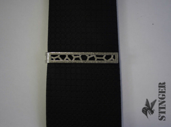 Tie Bar Cracked Pattern 3d printed 
