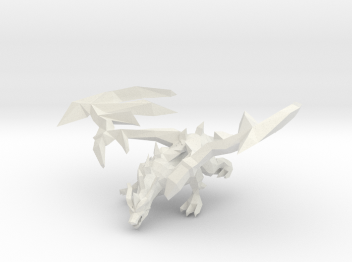 GLACIER THE FROST DRAGON OF ICE 3d printed